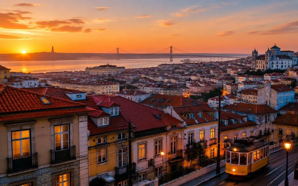 Colourful Lisbon streets